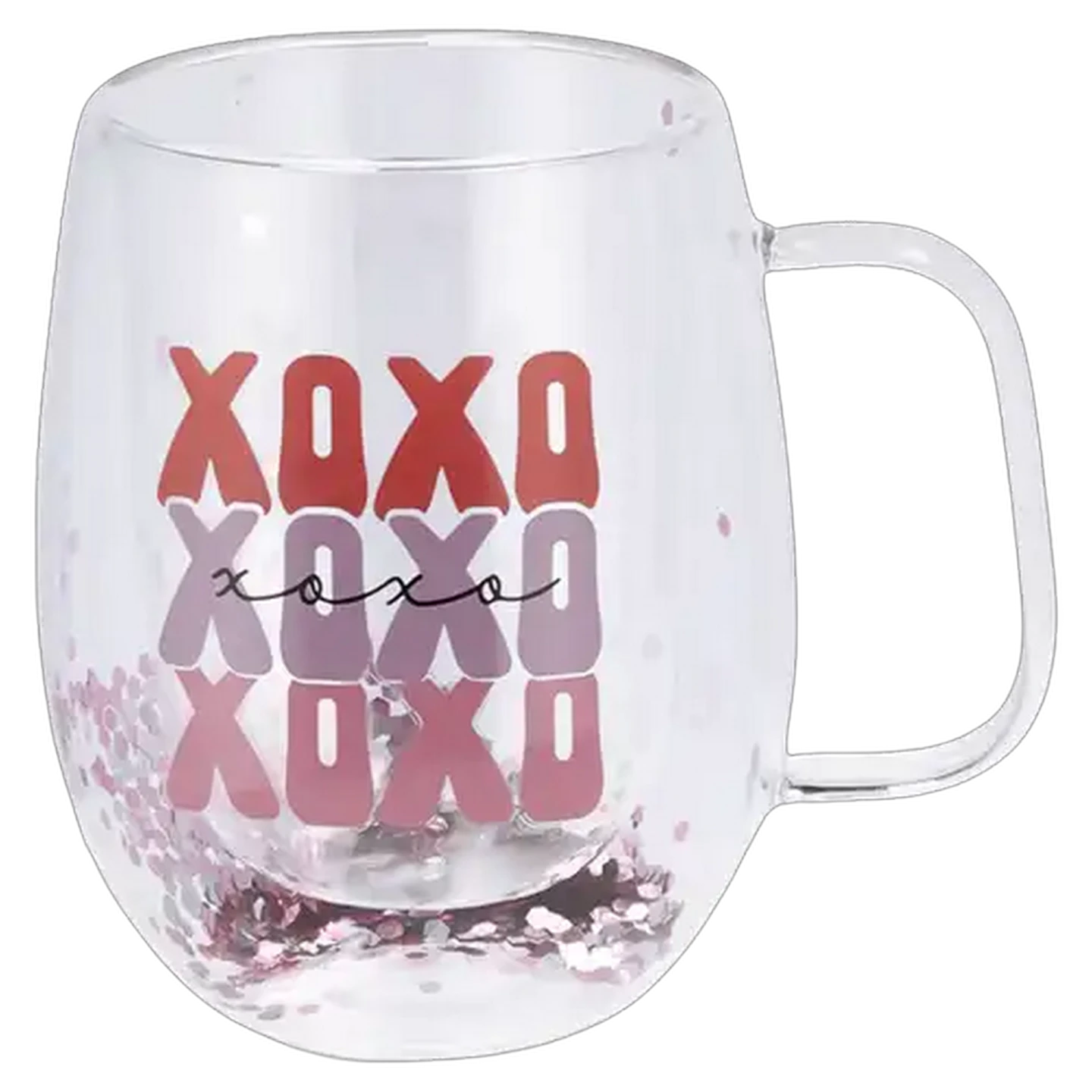 Image of Double-Wall Glass Mug 340ml (Colour May Vary)