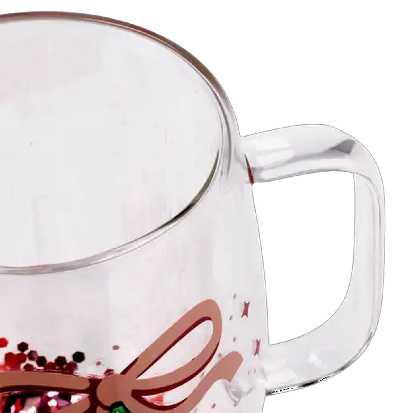 Image of Double-Wall Glass Mug 340ml (Colour May Vary)