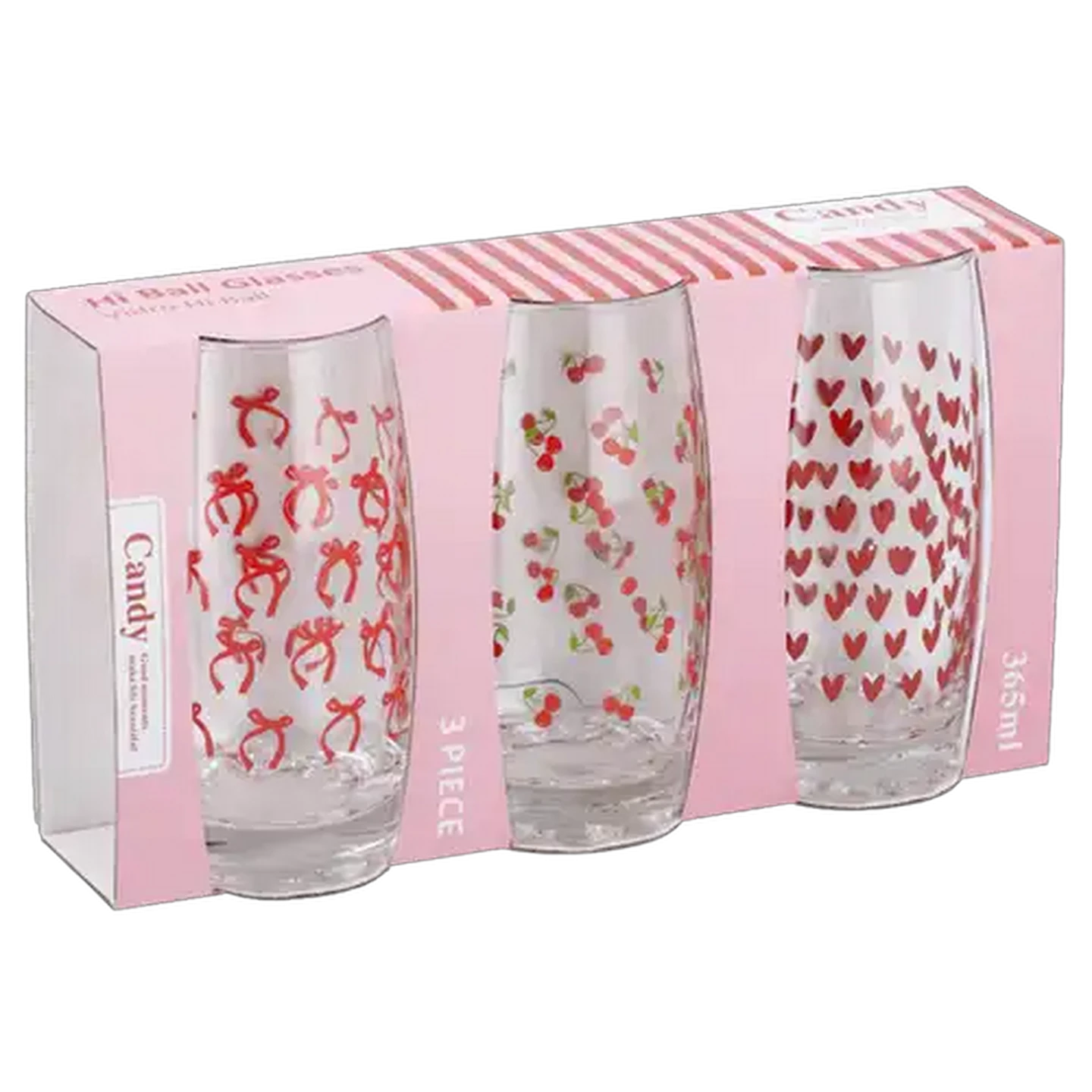 Image of Candy Highball Glasses 365ml 3-Pack