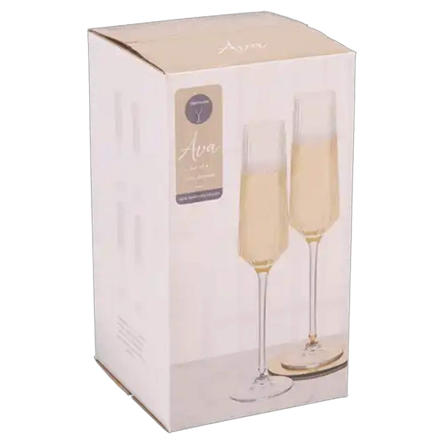 Image of Ava Flute Glasses 185ml 4-Pack