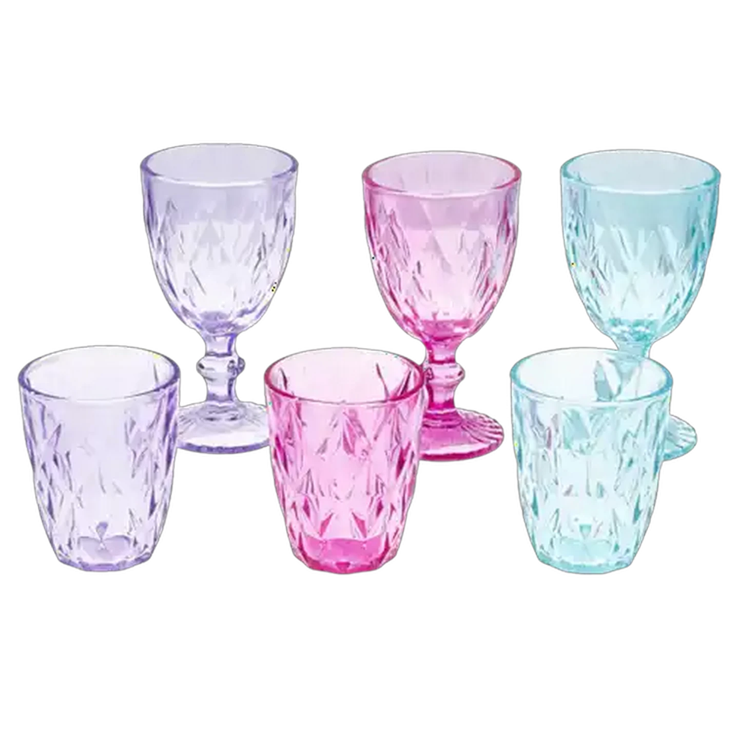 Image of Tumbler Colour Glass 260ml (Colour May Vary)