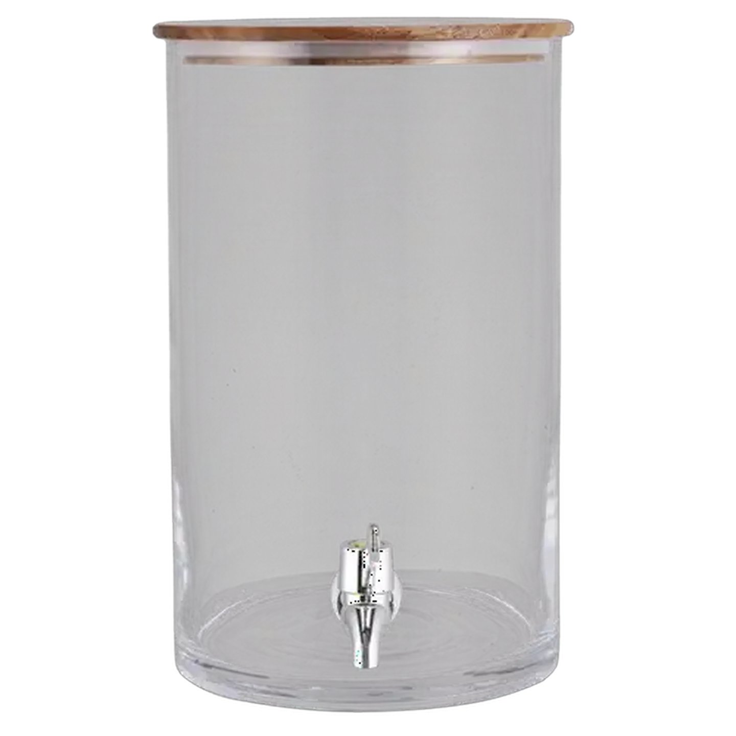 Image of Zest Glass Dispenser with Wood Lid 6.2L