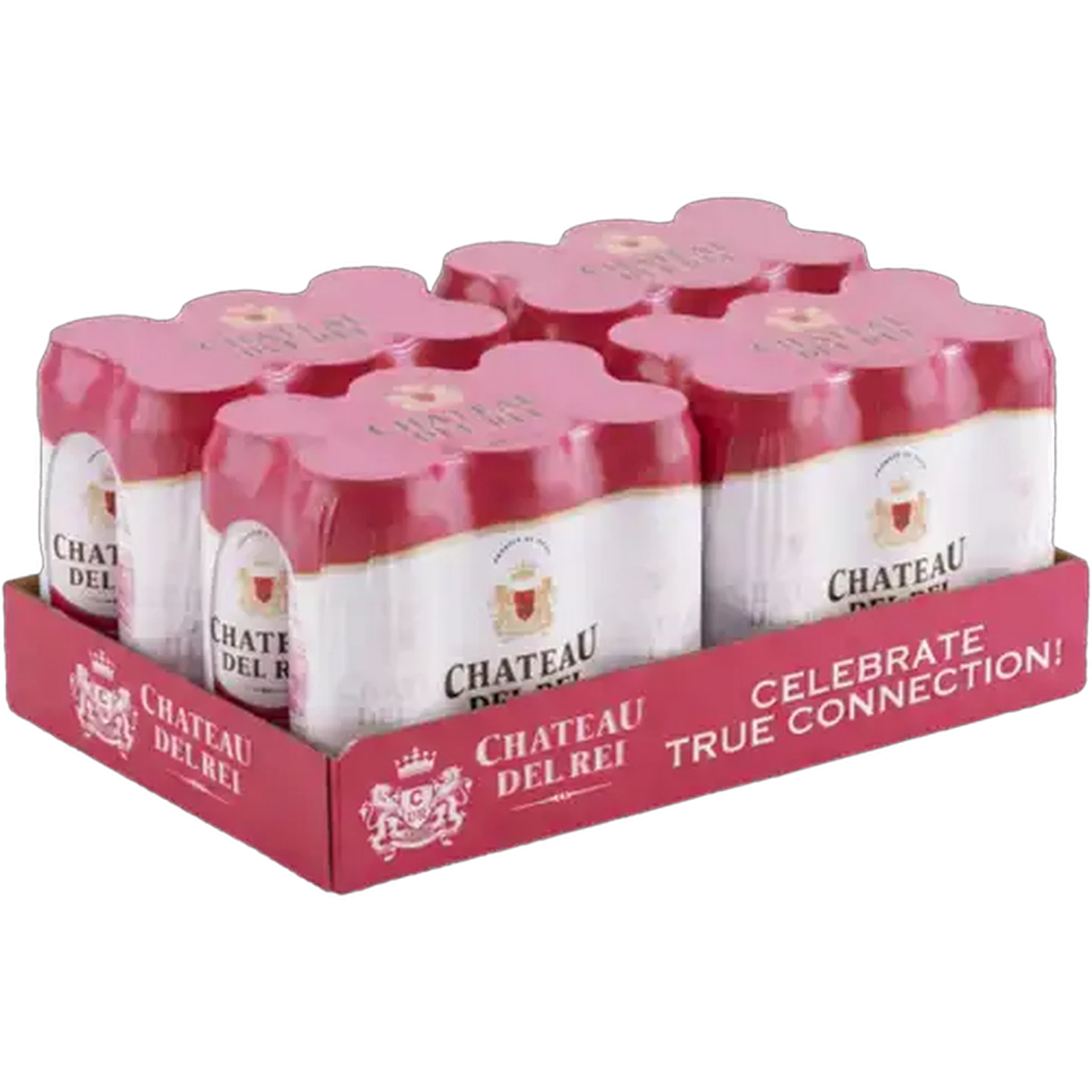 Image of Chateau Del Rei Sparkling Sweet Red Wine Cans 24 x 250ml
