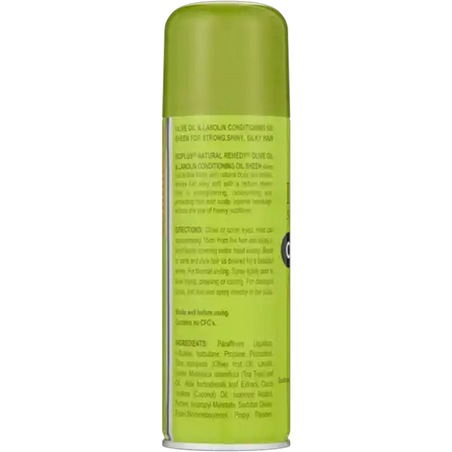 Image of Isoplus Natural Remedy Olive Oil Conditioning Oil Sheen Hair Spray 180ml