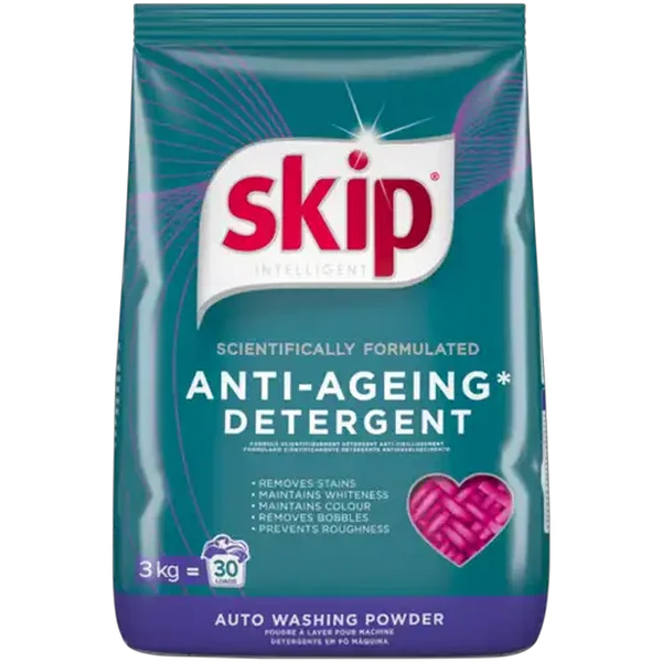 Skip Intelligent Anti-Ageing Auto Washing Powder 3kg