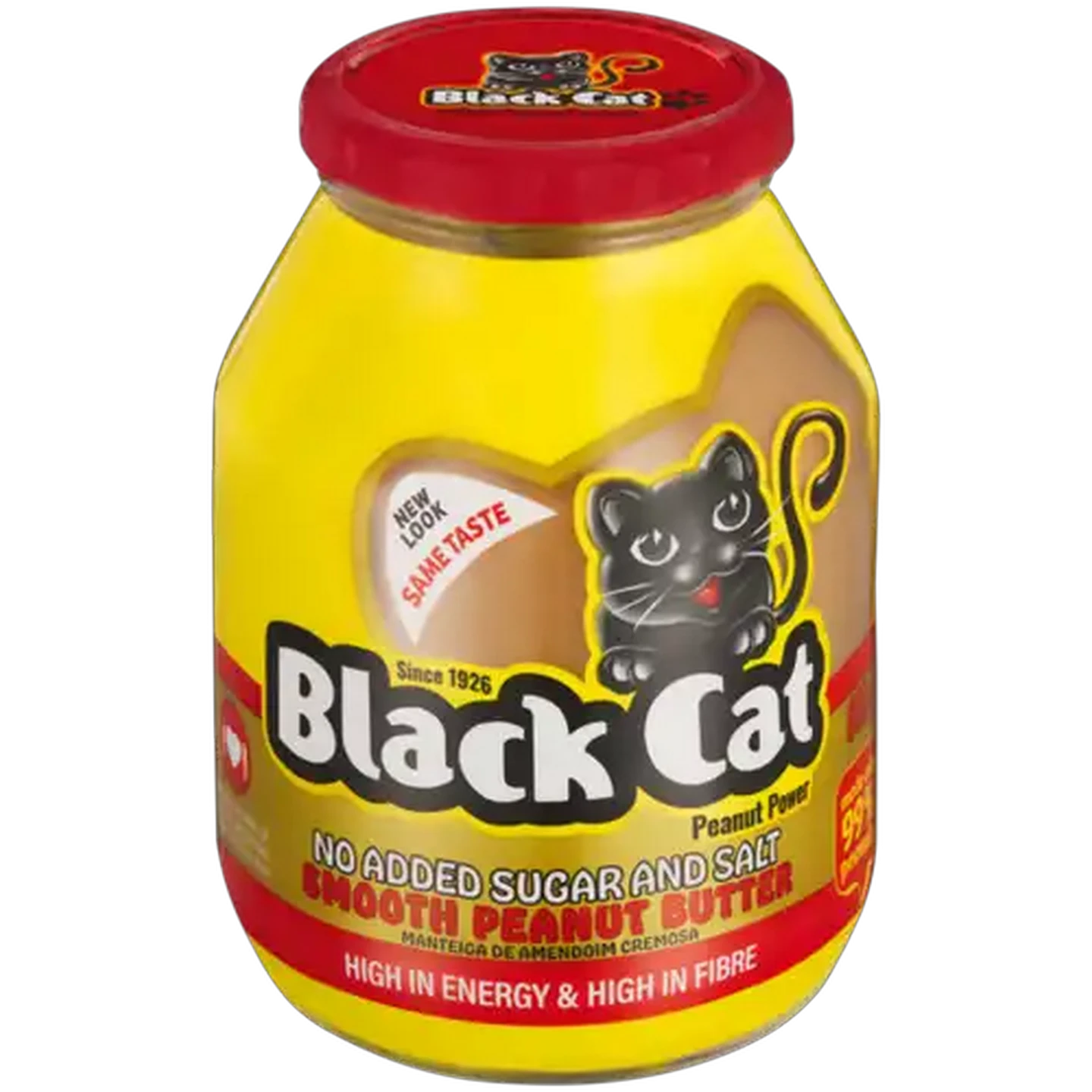 Image of Black Cat No Added Sugar and Salt Smooth Peanut Butter 800g