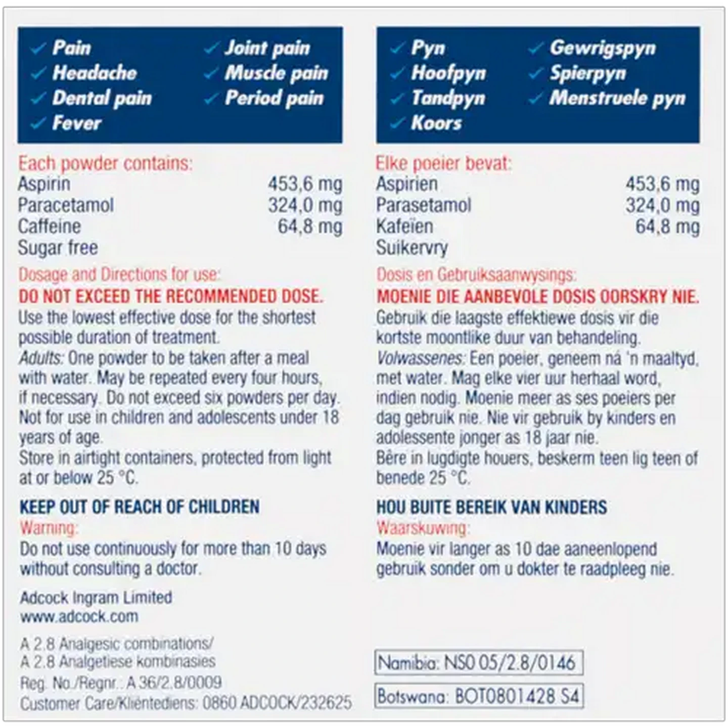 Image of Compral Pain Powders 24-Pack