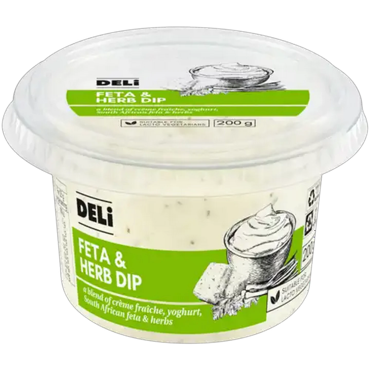 Image of Deli Feta & Herb Dip 200g
