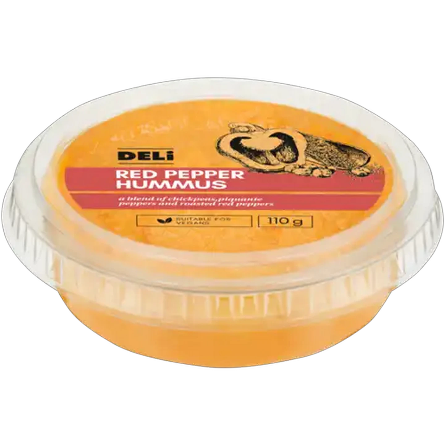 Image of Deli Red Pepper Hummus 110g