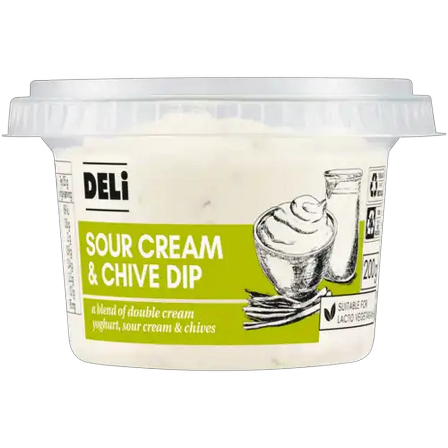Image of Deli Sour Cream & Chive Dip 200g