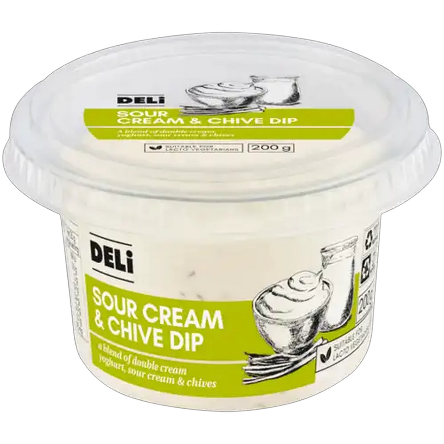 Image of Deli Sour Cream & Chive Dip 200g