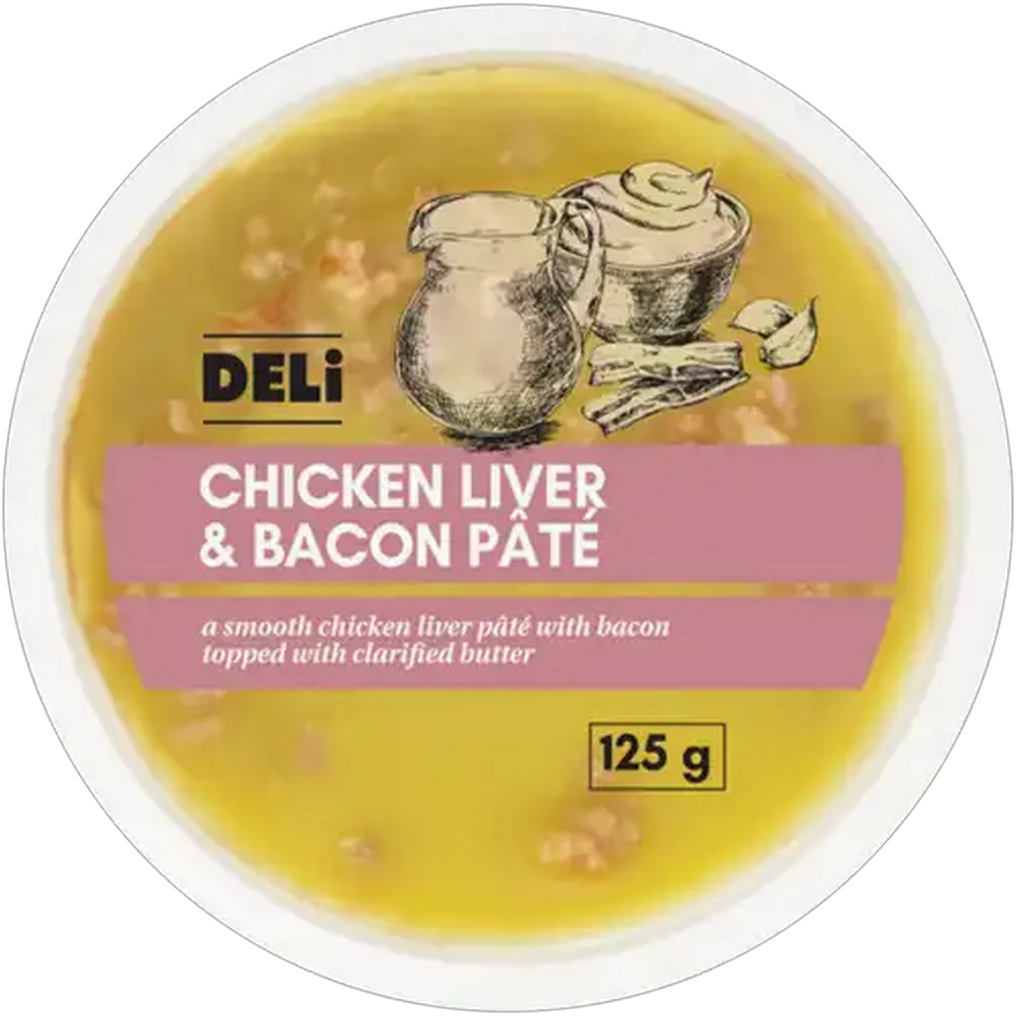 Image of Deli Chicken Liver & Bacon Pâté 125g