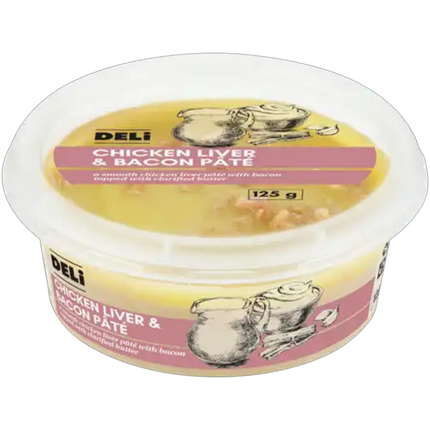 Image of Deli Chicken Liver & Bacon Pâté 125g
