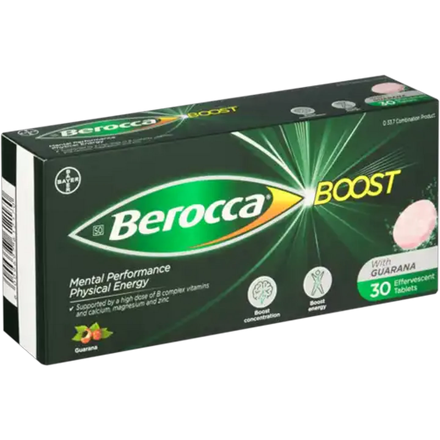 Image of Berocca Boost Effervescent Tablets 30 Pack