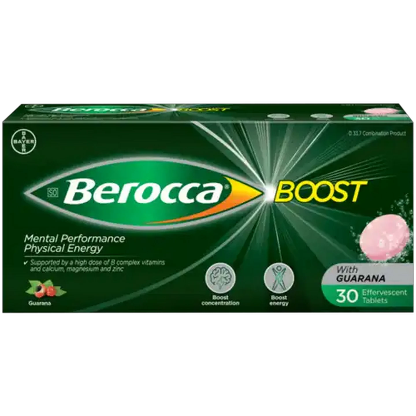 Image of Berocca Boost Effervescent Tablets 30 Pack