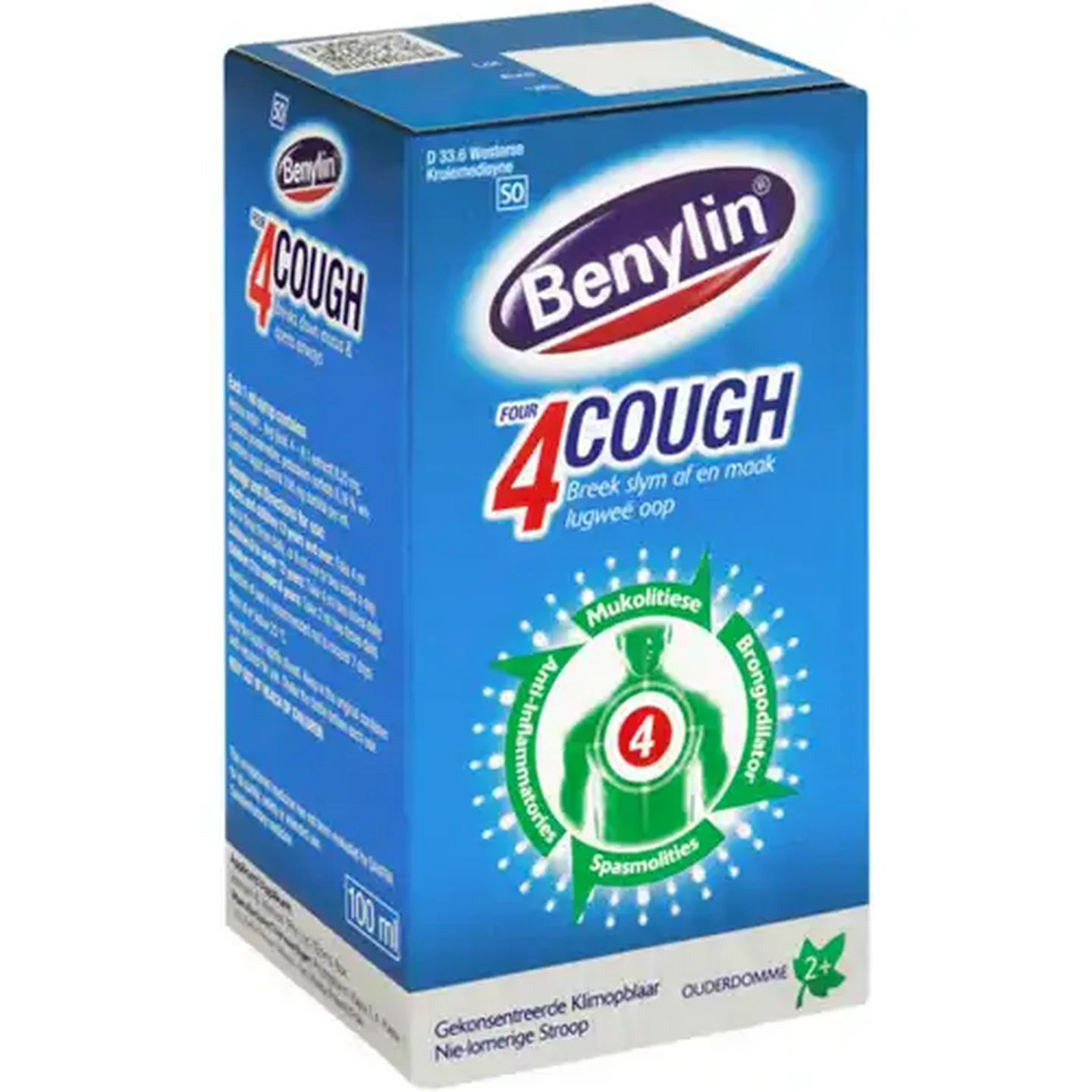 Image of Benylin 4 Cough Non-Drowsy Syrup 100ml