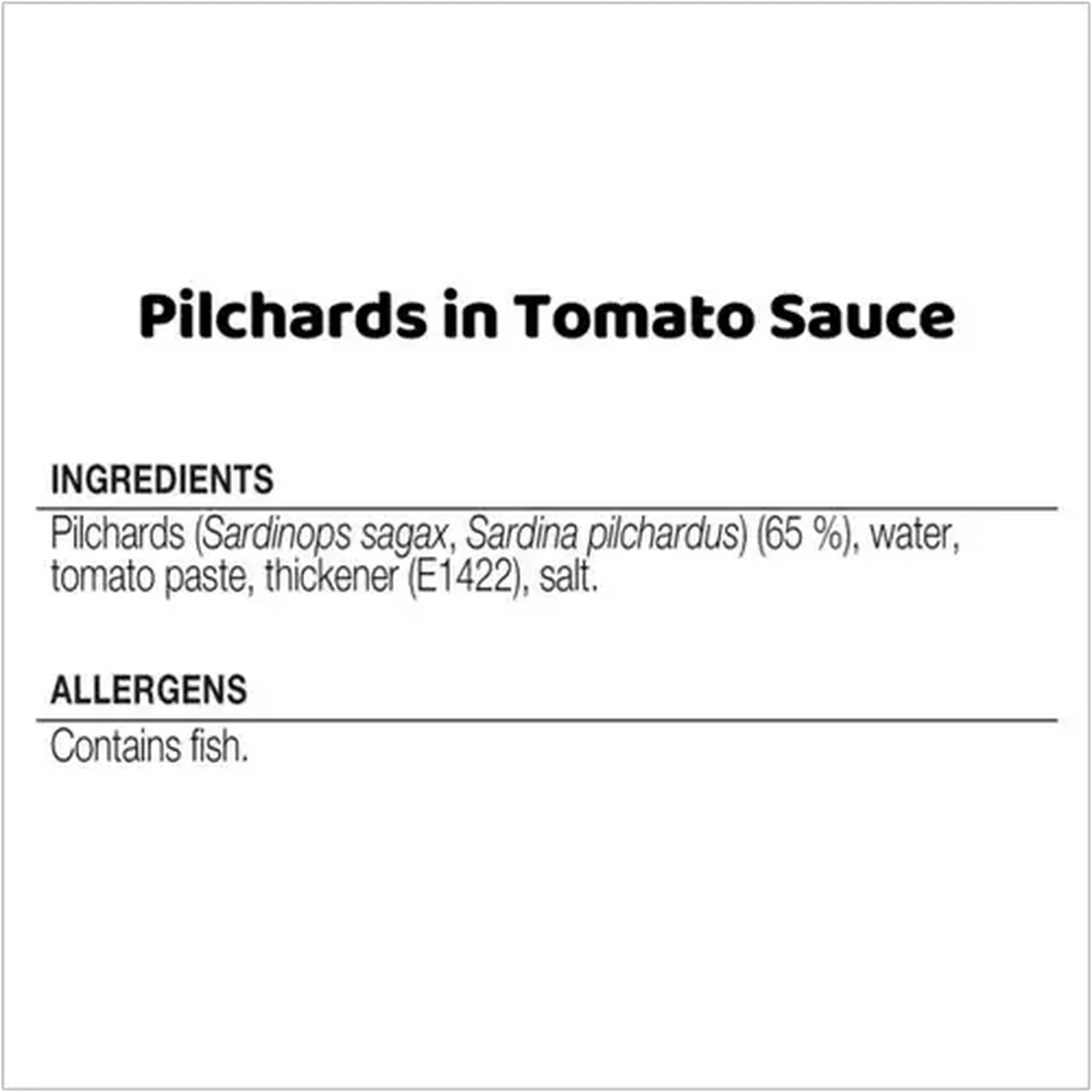 Image of Ritebrand Pilchards in Tomato Sauce 400g