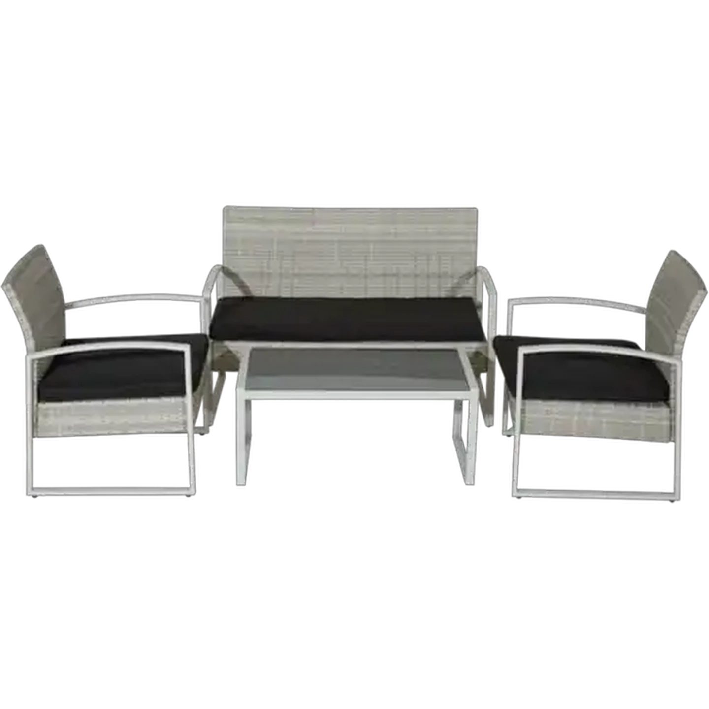 Image of Bush Baby Lisbon Patio Furniture Set 4 Piece