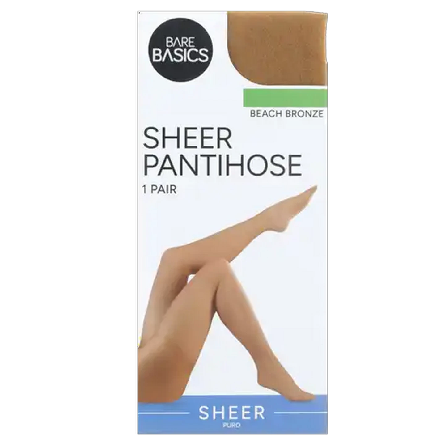 Image of Bare Basics Beach Bronze Extra Large Pantihose