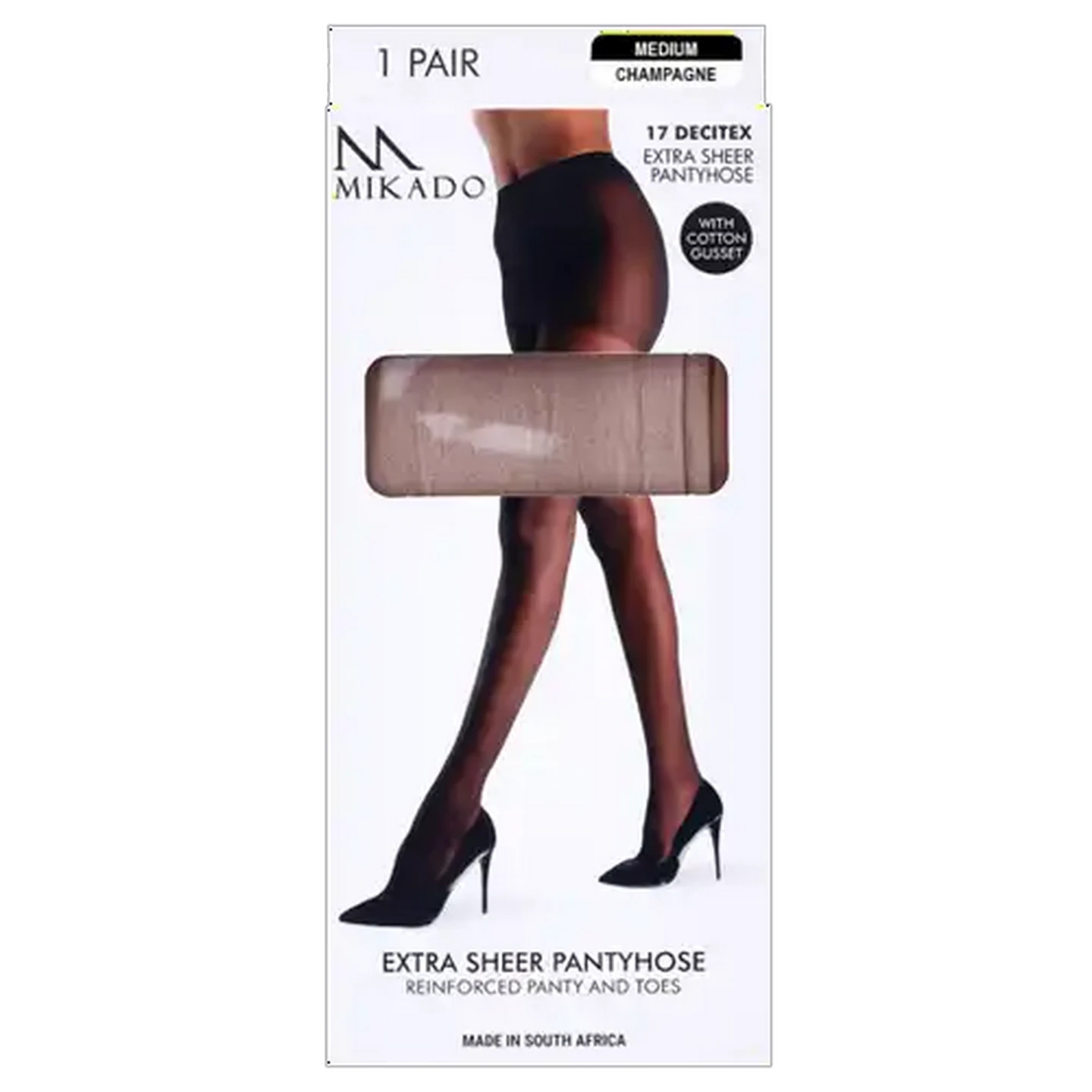Image of Mikado Medium Champagne Extra Sheer Pantyhose