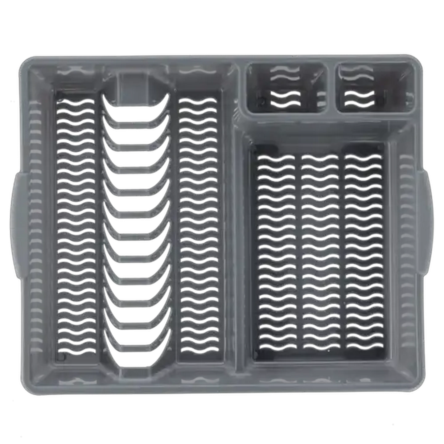 Image of Pioneer Grey Dish Draining Rack 48cm x 38cm x 29cm