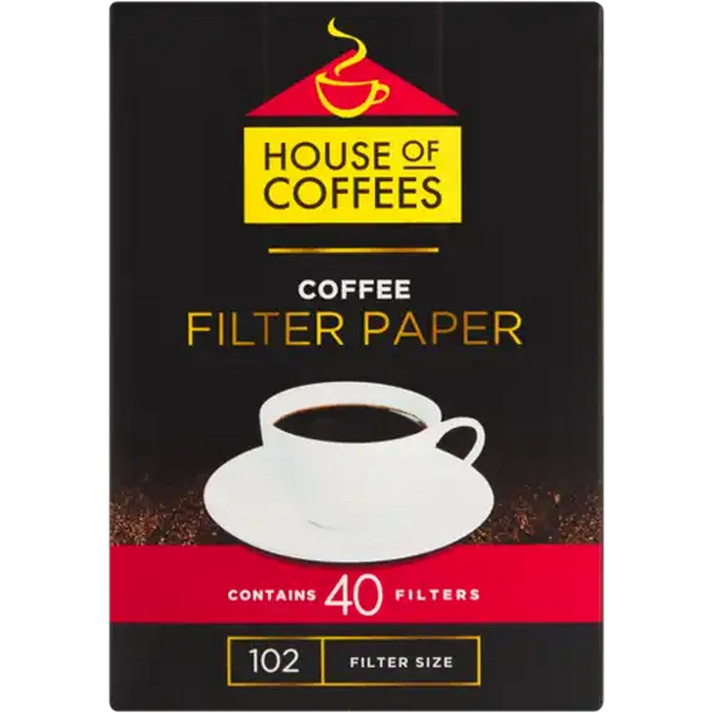 Image of House of Coffees Coffee Filter Paper 40 Pack