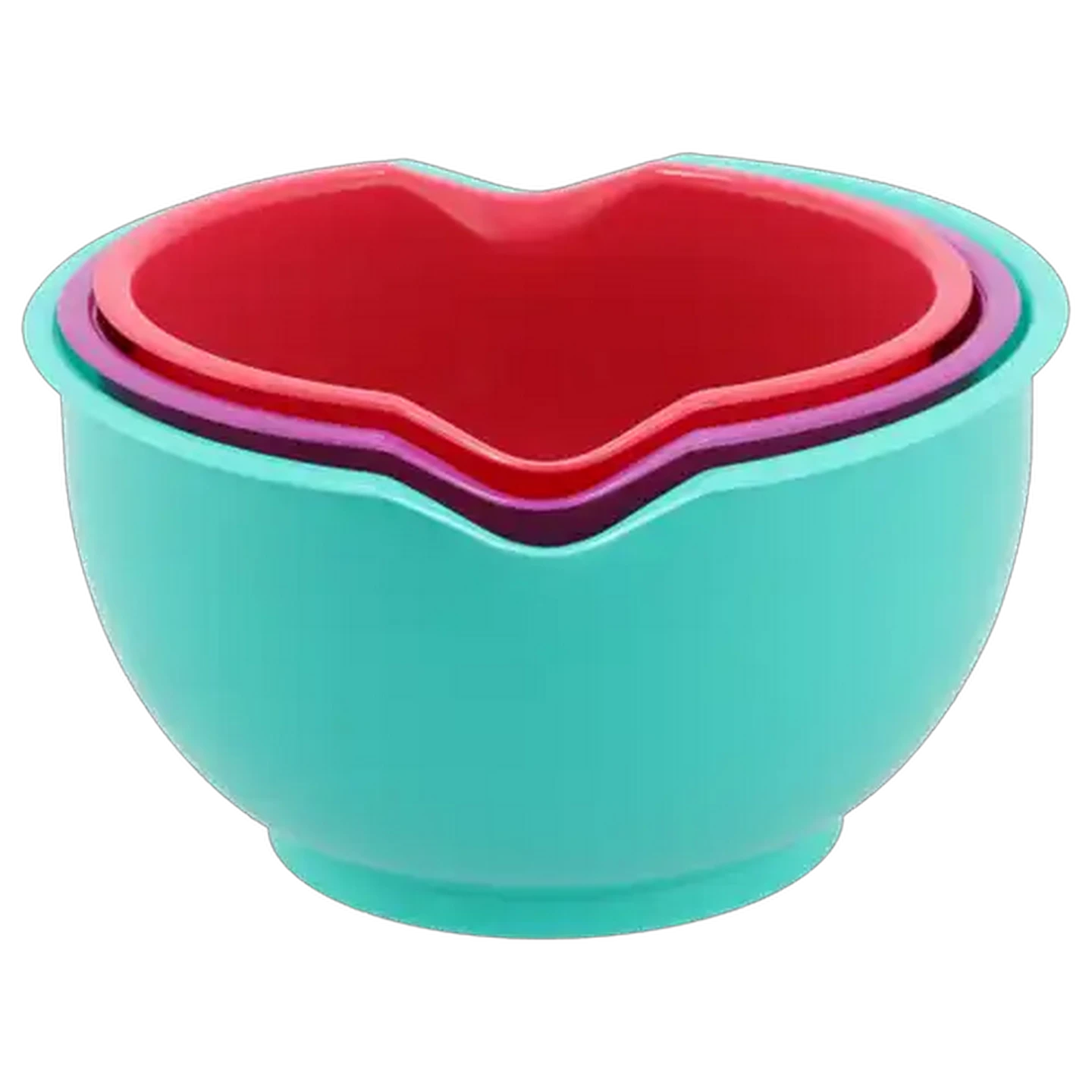 Image of Easy Mix Plastic Mixing Bowl 3 Piece Set (Colour May Vary)