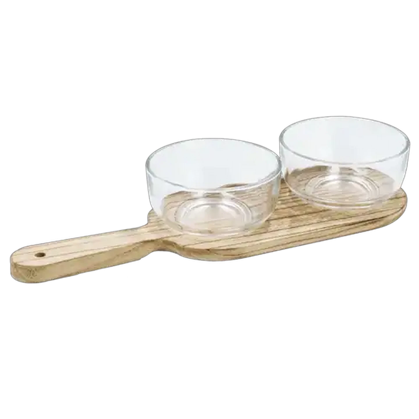 Image of Serve & Snack Round Glass Snack Set 3 Piece