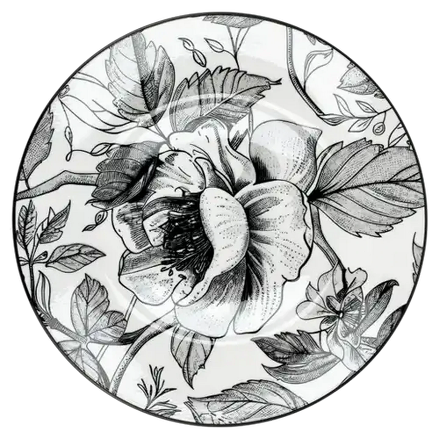 Image of Flower Dinner Plate 26.5cm 4-Pack