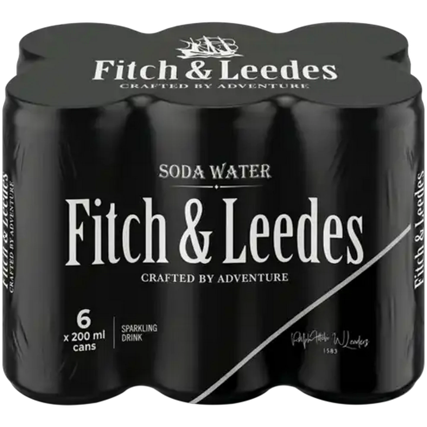Image of Fitch & Leedes Soda Water 6 x 200ml
