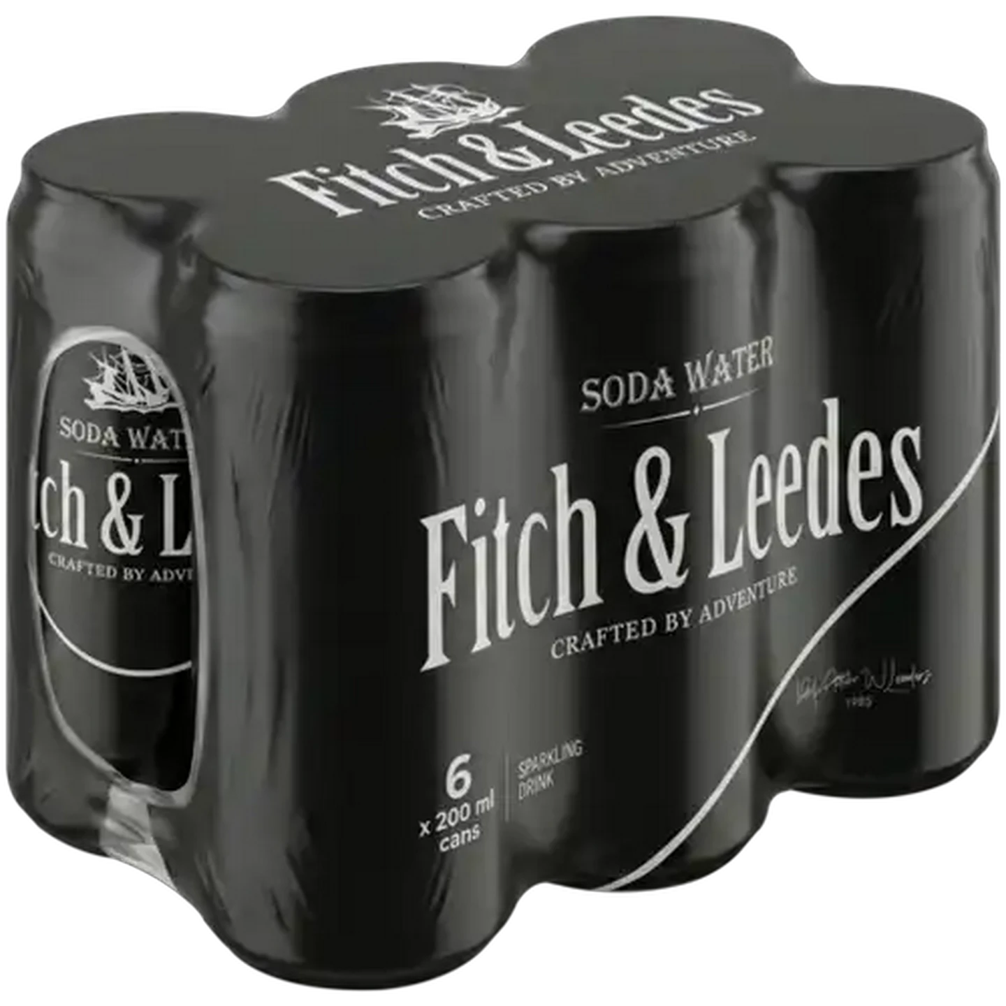 Image of Fitch & Leedes Soda Water 6 x 200ml