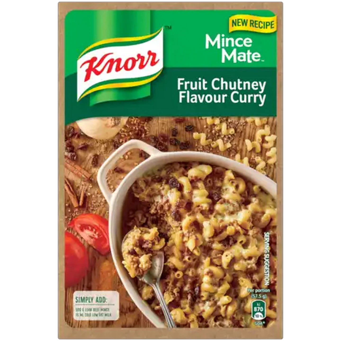 Image of Knorr Fruit Chutney Flavour Curry Mince Mate 230g