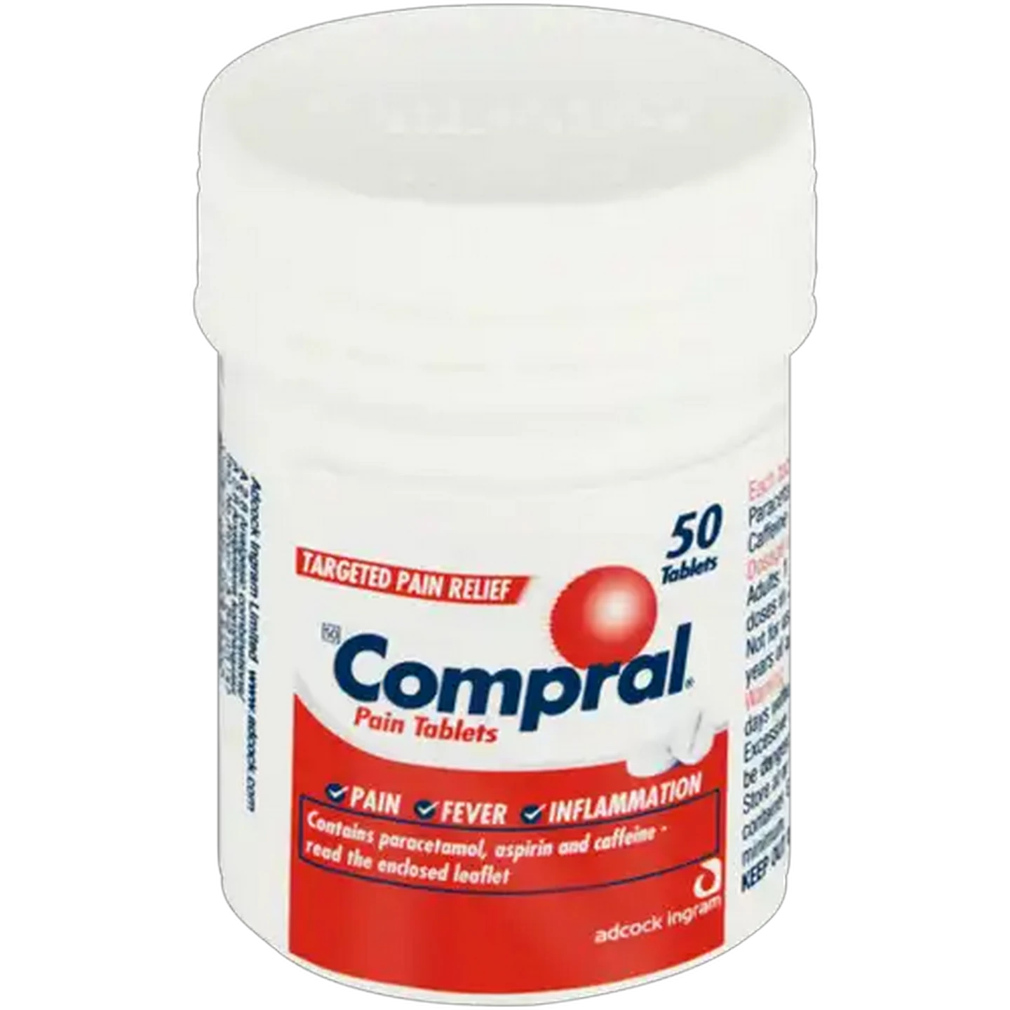Image of Compral Pain Relief Tablets 50-Pack