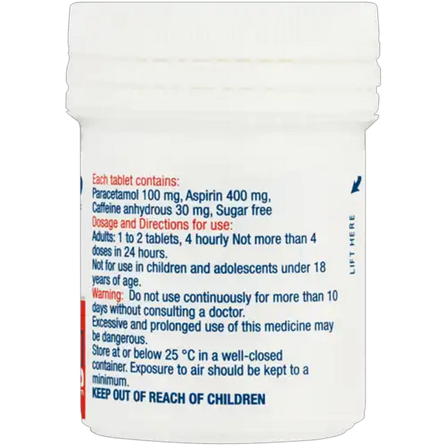 Image of Compral Pain Relief Tablets 50-Pack
