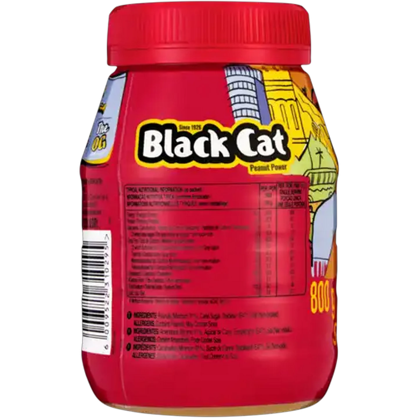 Image of Black Cat Smooth Peanut Butter 800g