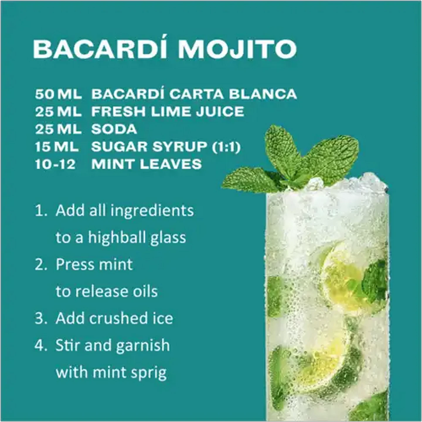 Image of BACARDÍ Carta Blanca Superior Rum Bottle 750ml