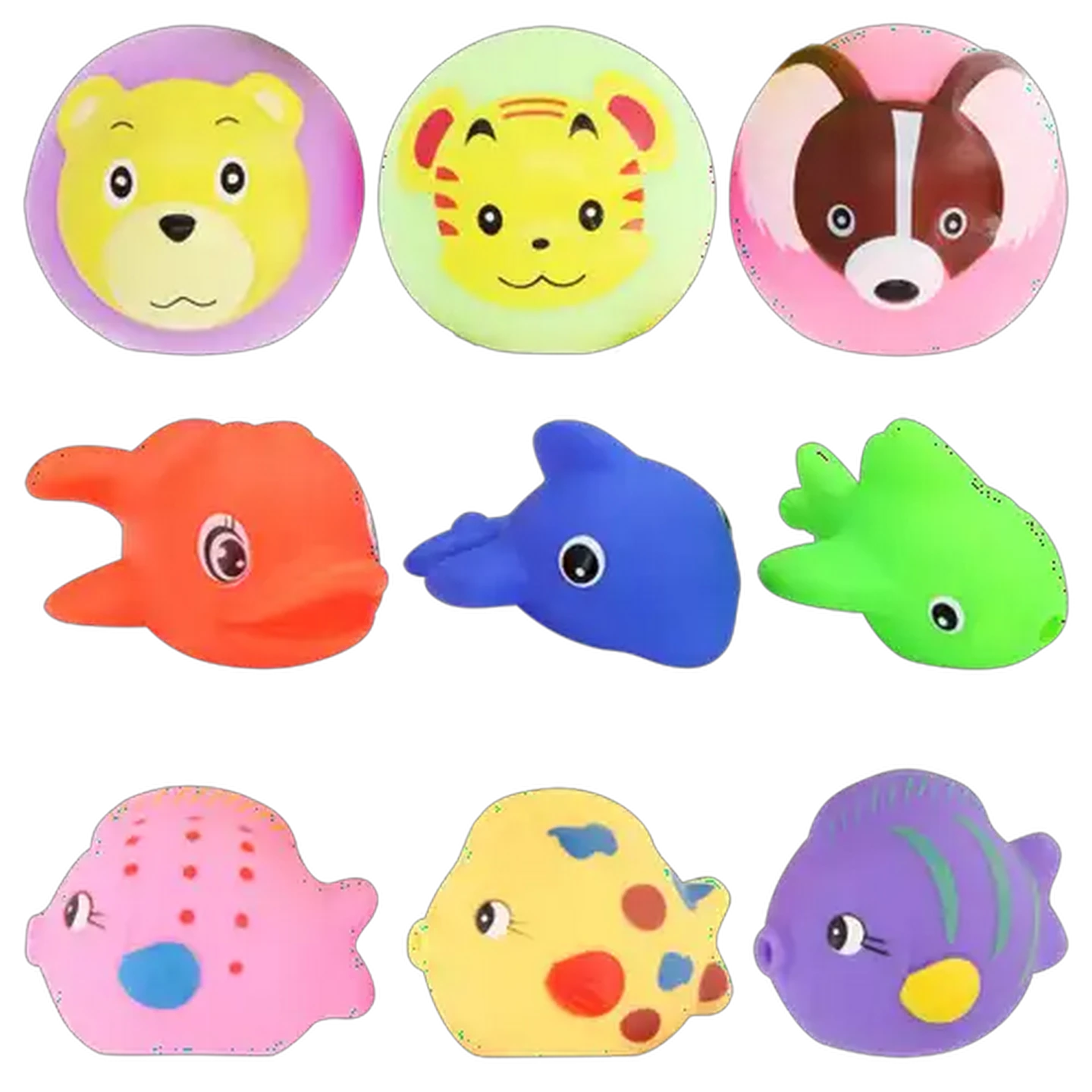 Image of Jolly Tots Squeakers Toy Set 3 Piece (Design May Vary)