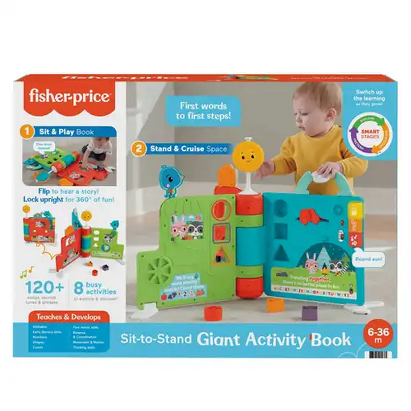 Image of Fisher-Price Sit-to-Stand Giant Activity Book