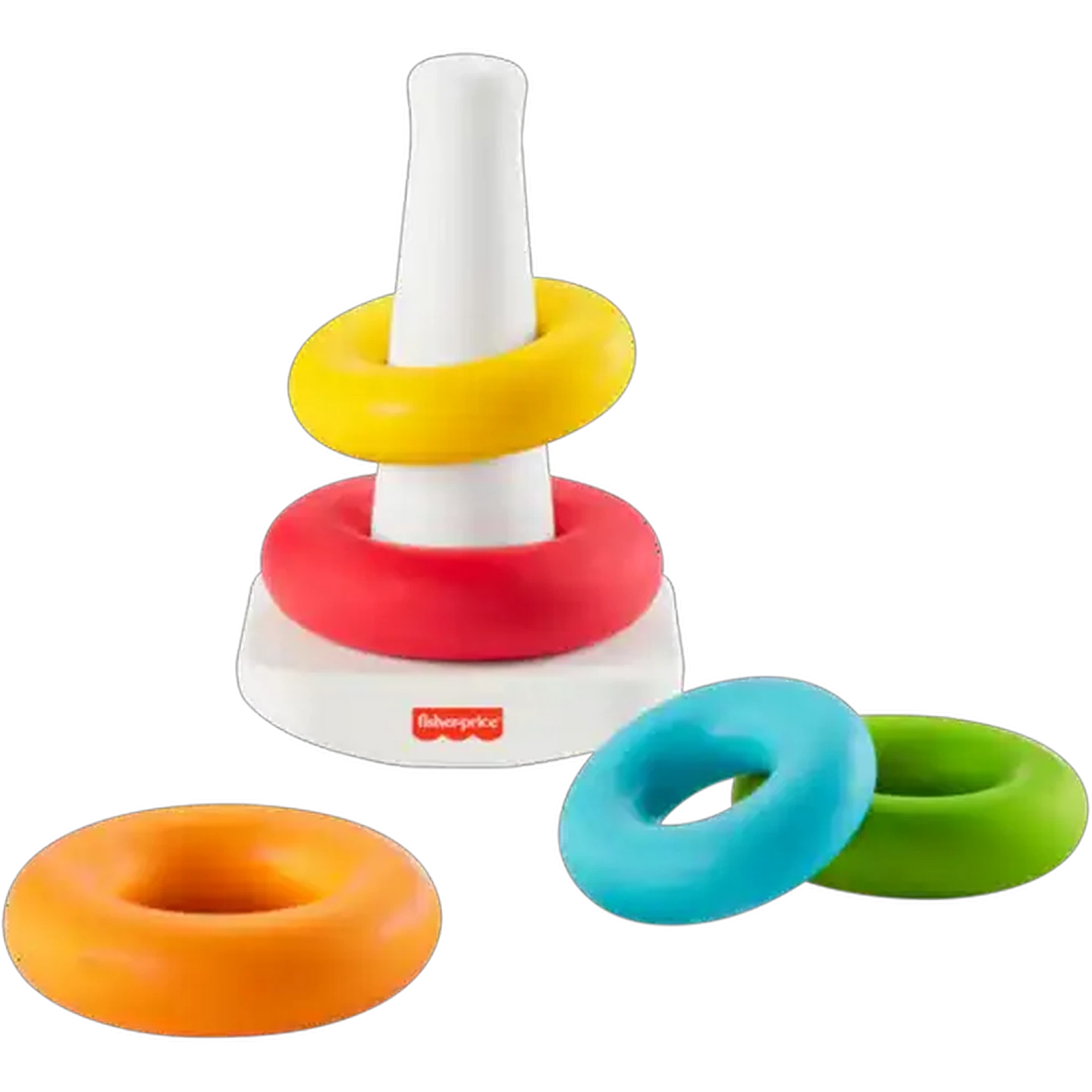 Image of Fisher-Price Rock-A-Stack Baby Ring Stacking Toy