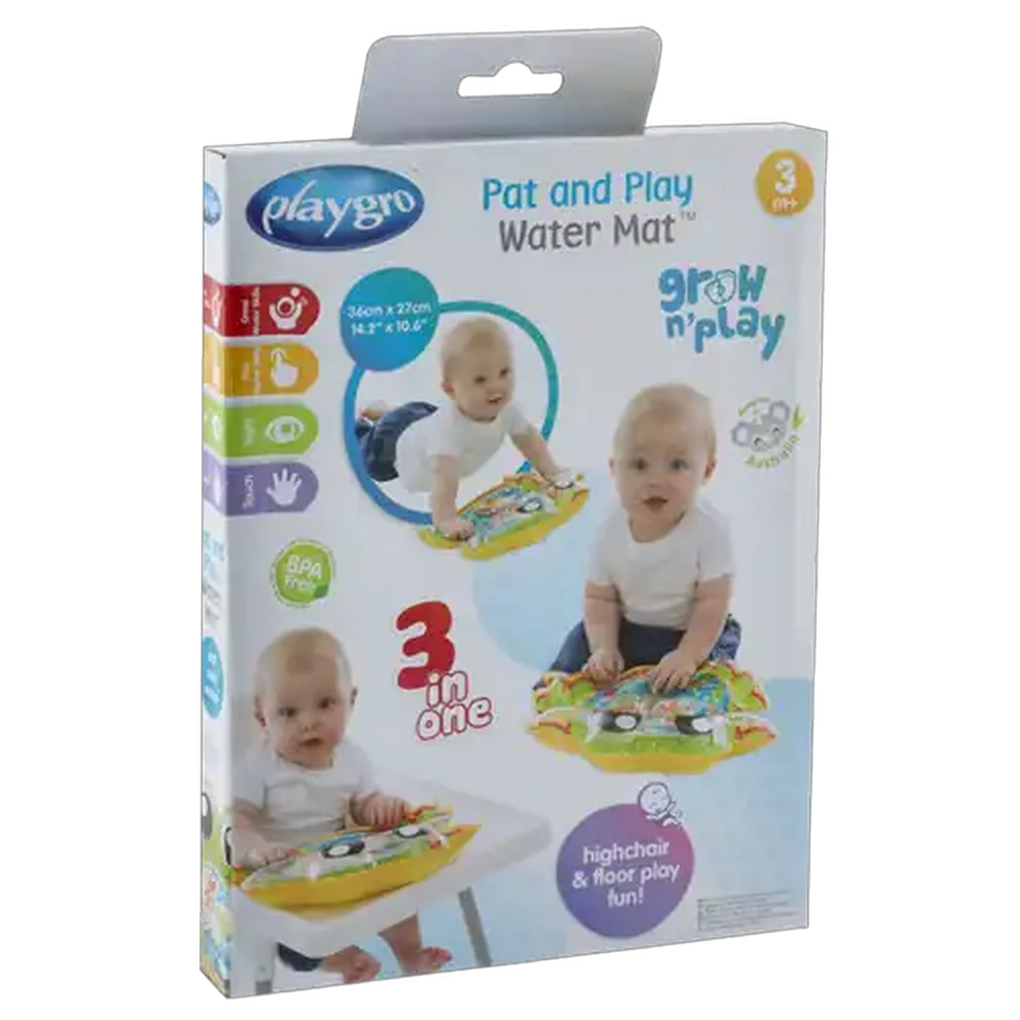 Image of Playgro Pat & Play Play Mat 0 Months +