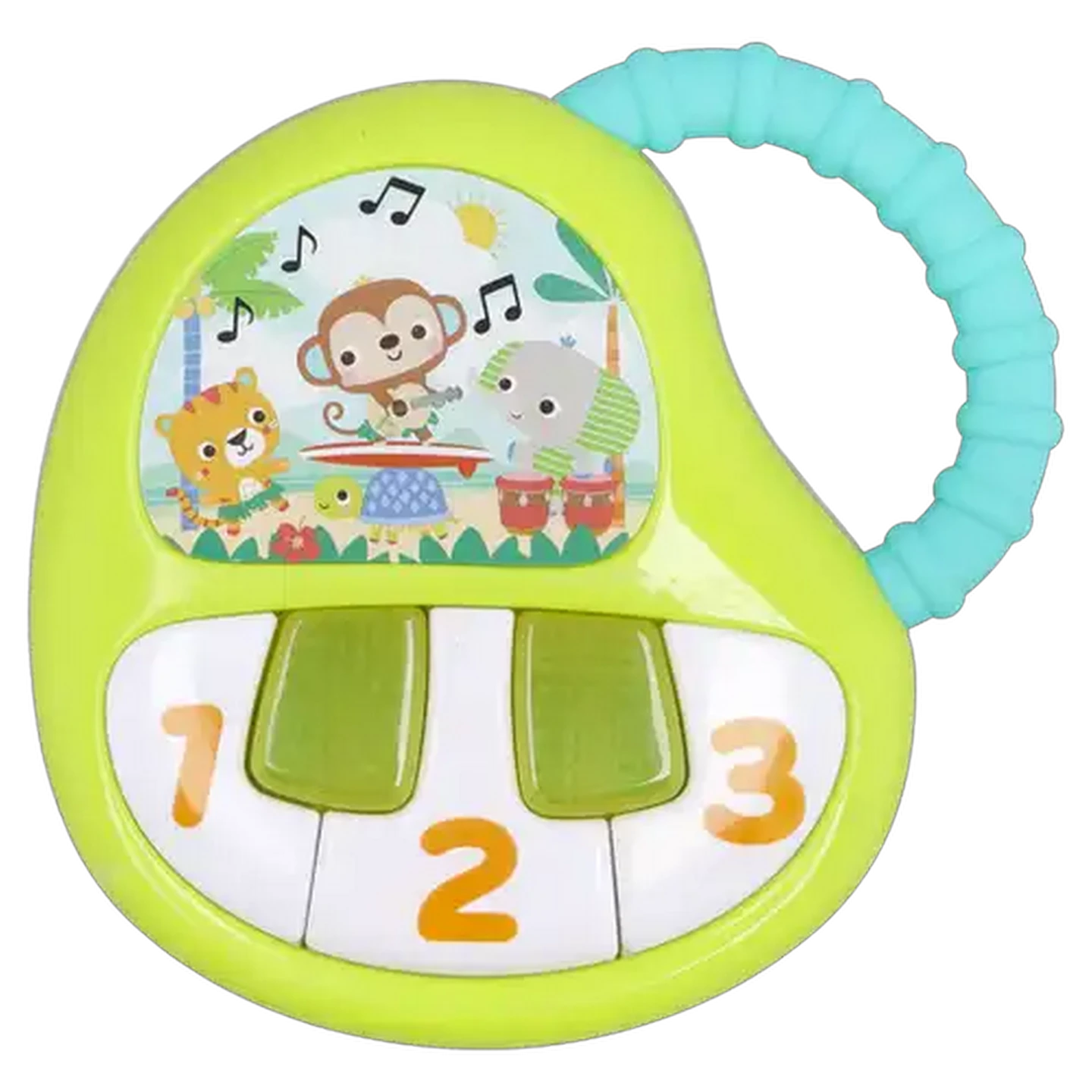 Image of Bright Starts Green Tropikey Piano 3 Months+