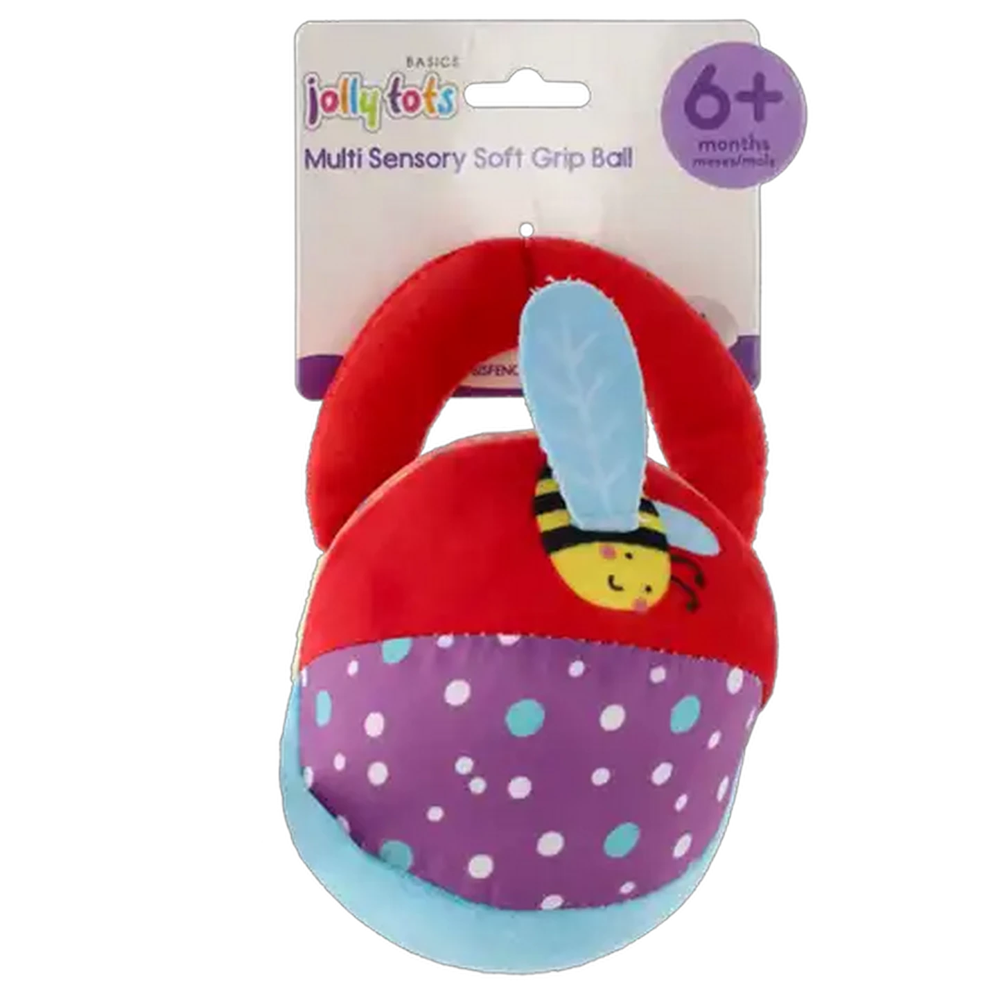 Image of Jolly Tots Plush Grip Ball 6 Months+