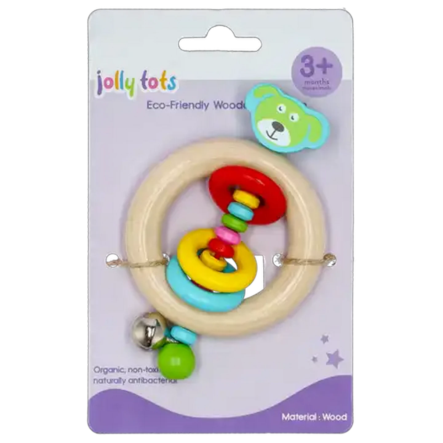 Image of Jolly Tots Ring Bell Rattle 3 Months+