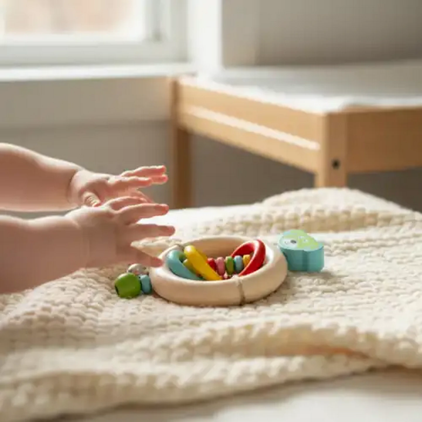 Image of Jolly Tots Ring Bell Rattle 3 Months+