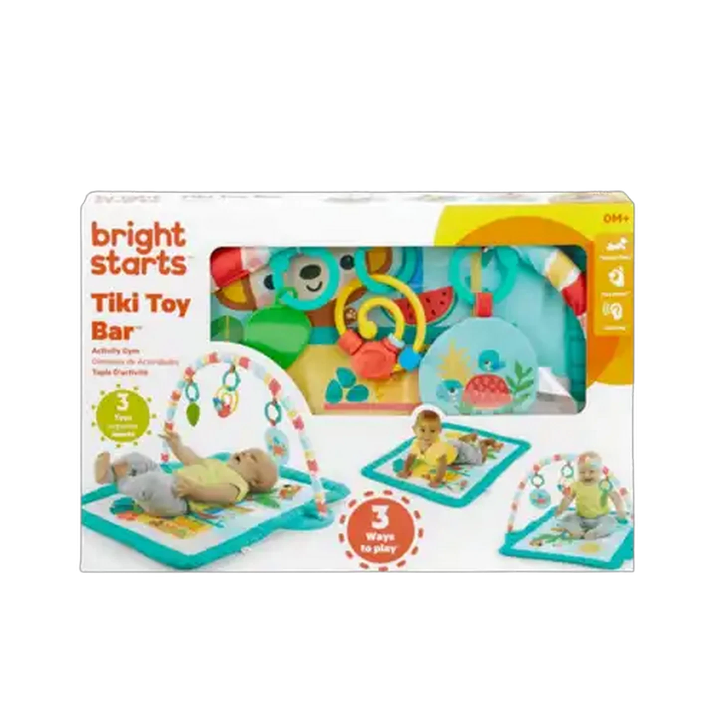 Image of Bright Starts Tiki Toy Bar Baby Activity Gym
