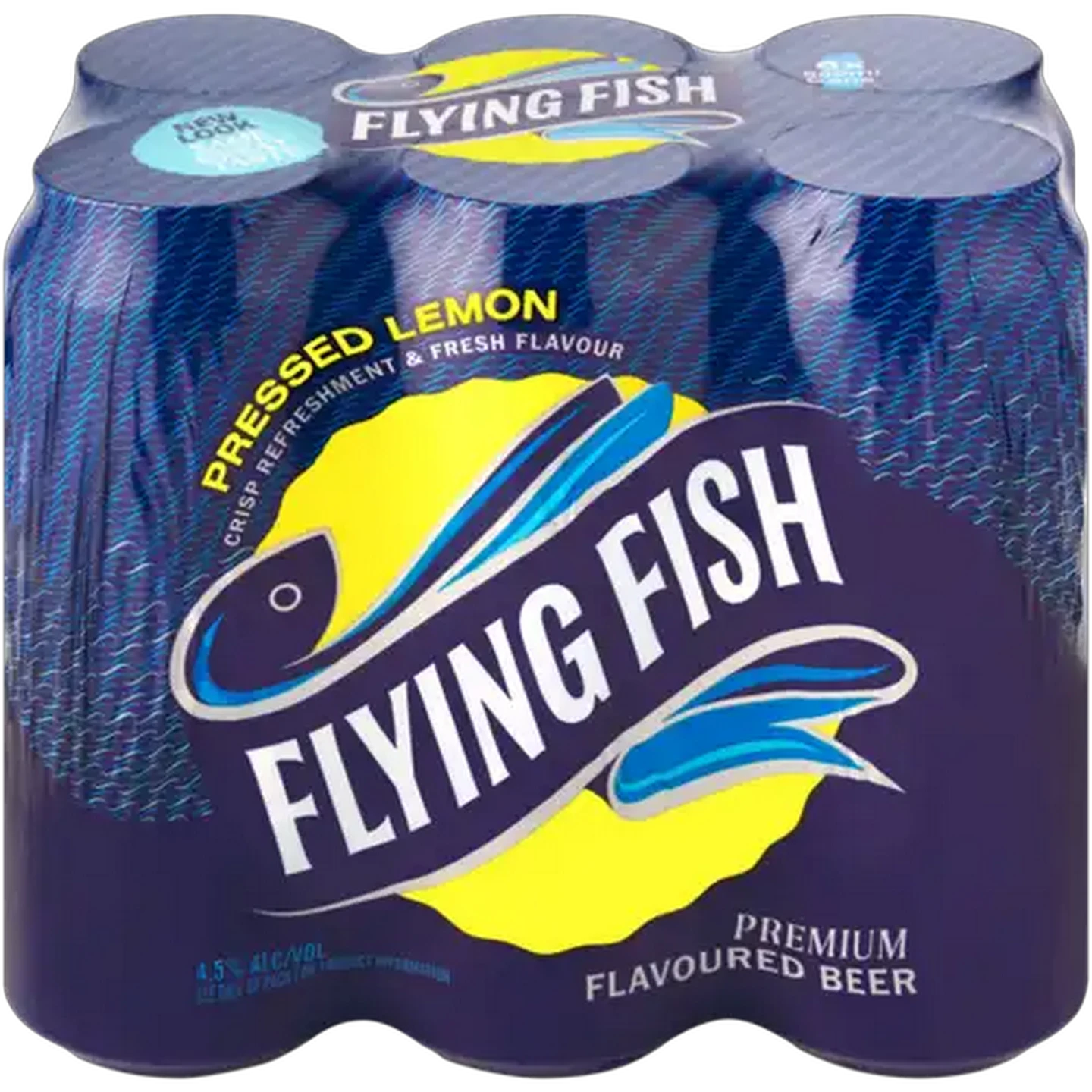 Image of Flying Fish Pressed Lemon Flavoured Premium Beer Cans 6 x 500ml