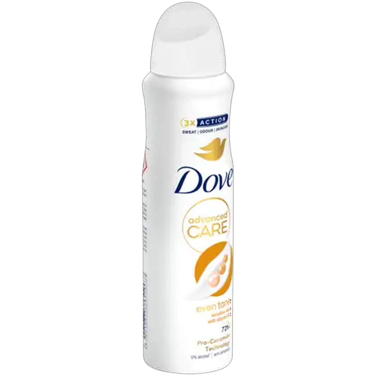 Image of Dove Advanced Care Alcohol Free Even Tone 0% Alcohol Anti-Perspirant Body Spray 150ml