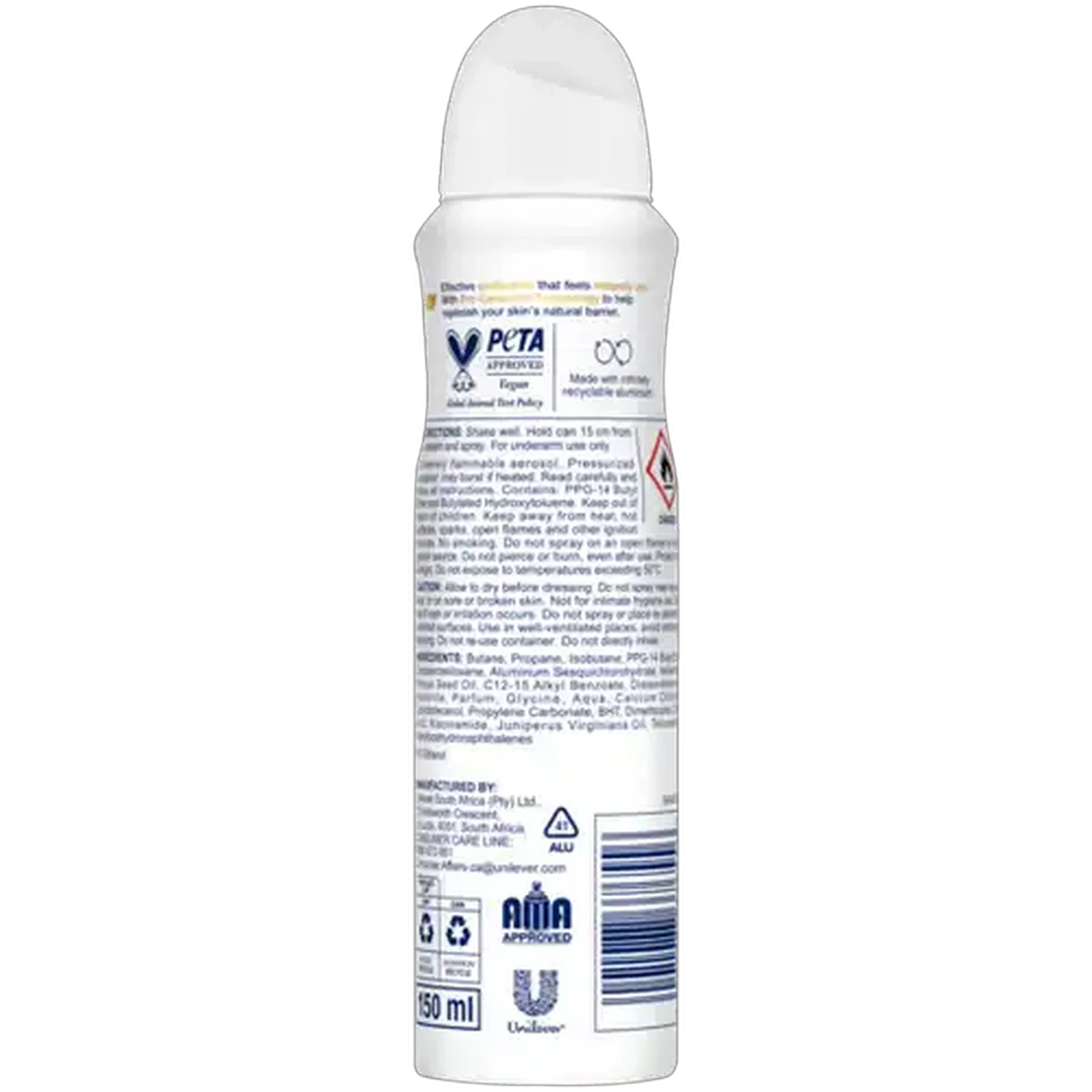 Image of Dove Advanced Care Alcohol Free Even Tone 0% Alcohol Anti-Perspirant Body Spray 150ml