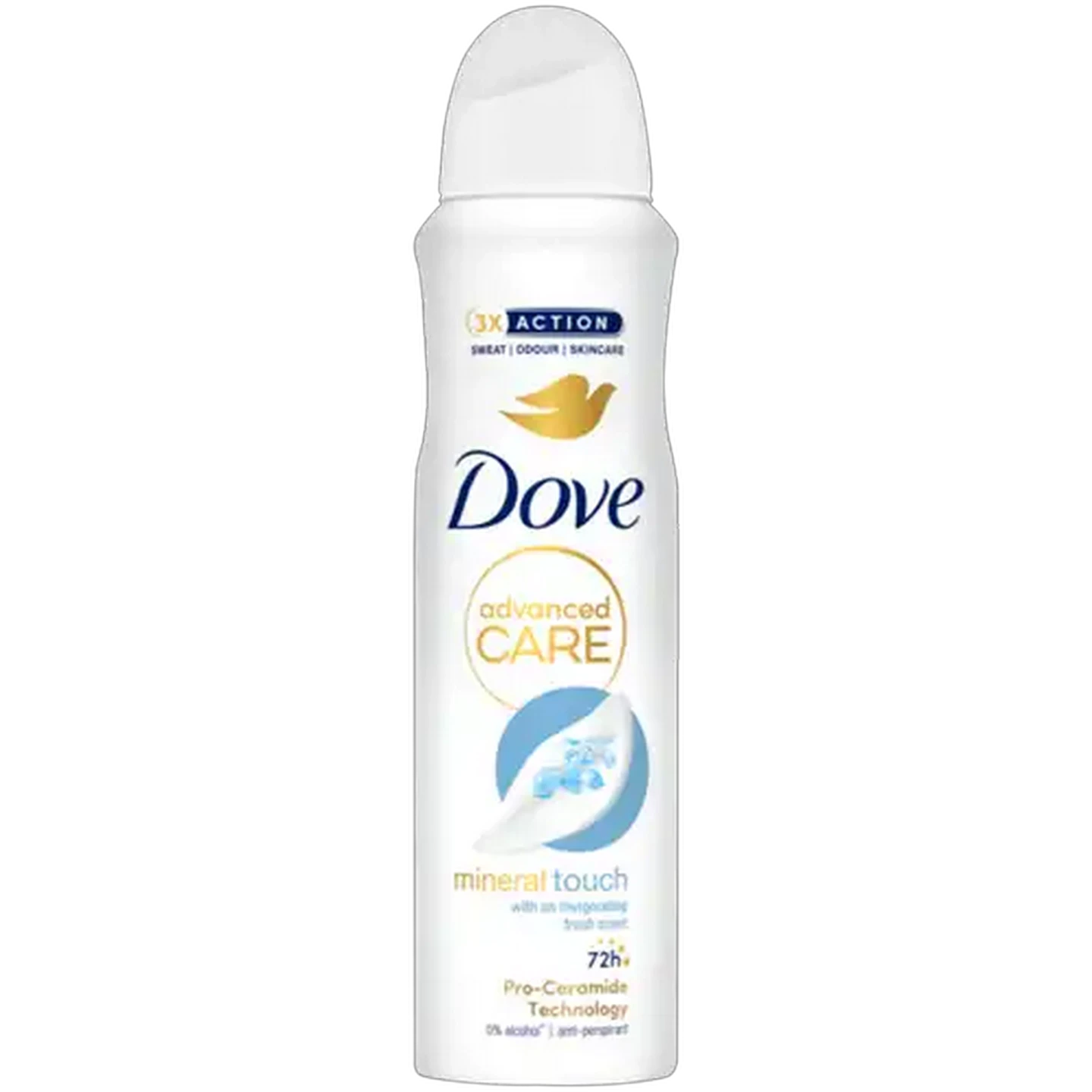 Image of Dove Advanced Care Mineral Touch Anti-Perspirant Deodorant Body Spray 150ml