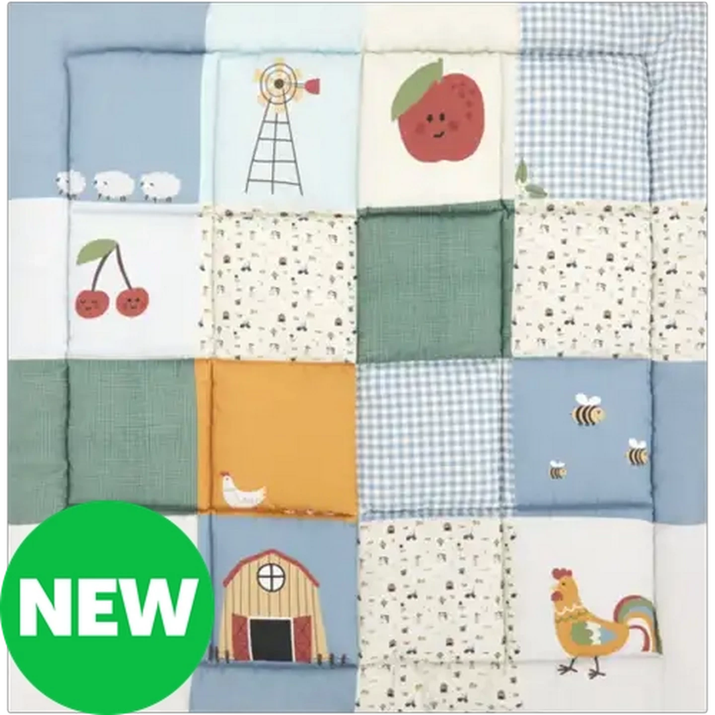 Image of Little Me Quilted Playmat 108 x 108cm